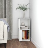 VidaXL Hoekkast 33x33x67 cm bewerkt hout wit