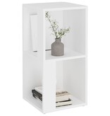 VidaXL Hoekkast 33x33x67 cm bewerkt hout wit