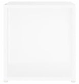 VidaXL Bijzettafel 33x33x34,5 cm bewerkt hout wit