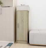 VidaXL Schoenenkast 32x35x92 cm spaanplaat sonoma eikenkleurig