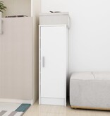 VidaXL Schoenenkast 32x35x92 cm bewerkt hout wit