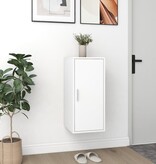 VidaXL Schoenenkast 32x35x70 cm bewerkt hout wit