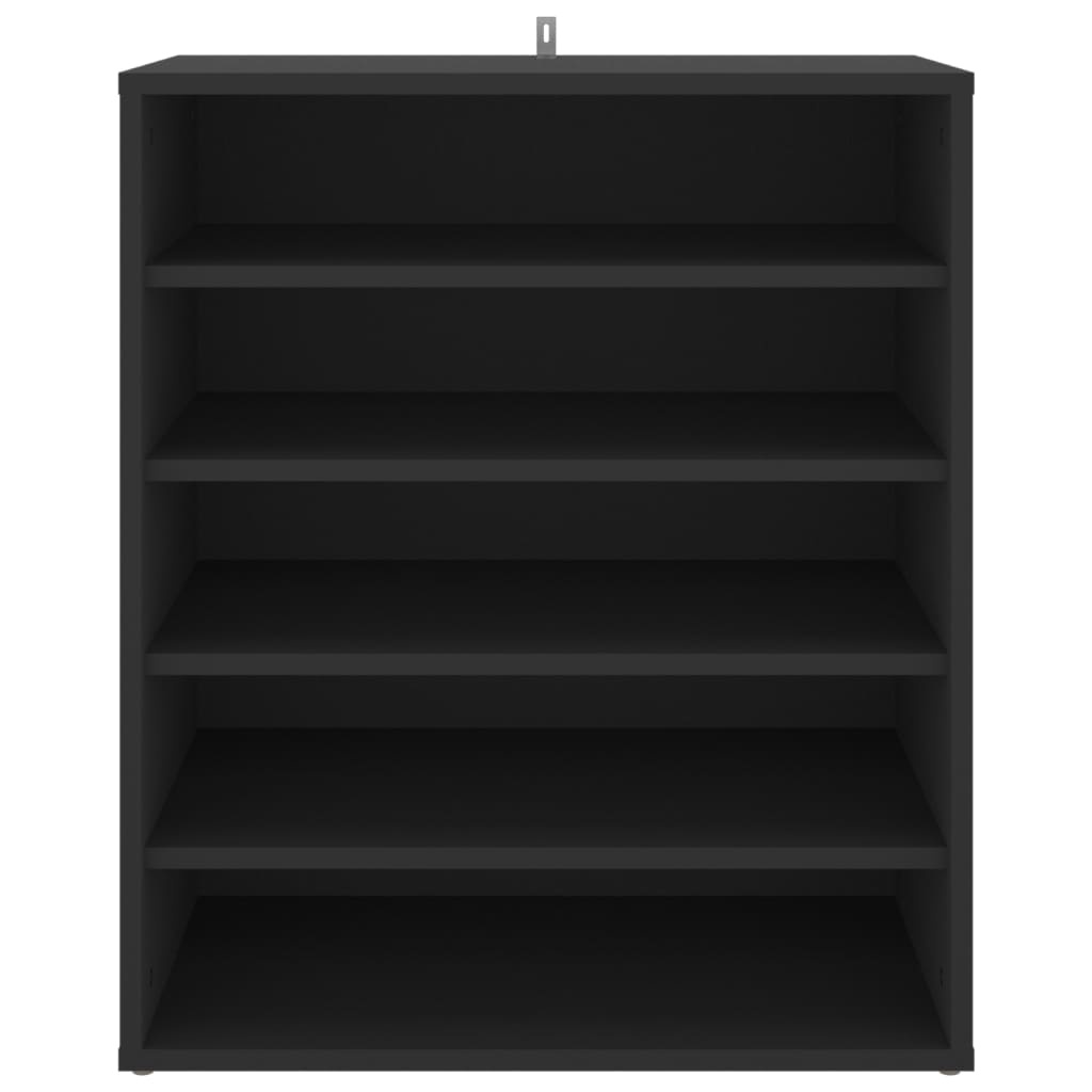 VidaXL Schoenenkast 60x35x70 cm bewerkt hout zwart