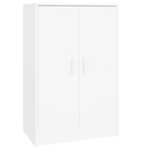 VidaXL Schoenenkast 60x35x92 cm bewerkt hout wit