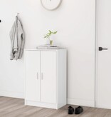 VidaXL Schoenenkast 60x35x92 cm bewerkt hout wit