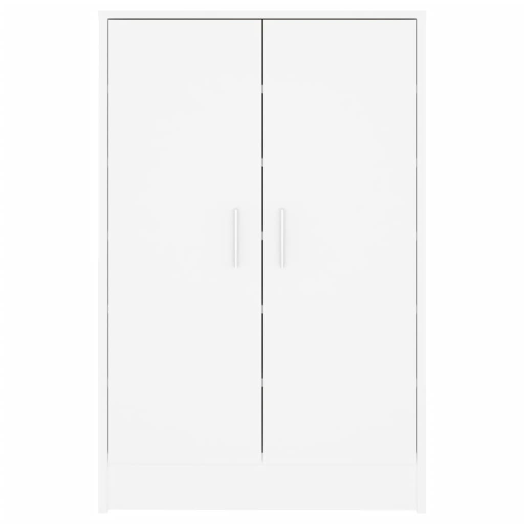 VidaXL Schoenenkast 60x35x92 cm bewerkt hout wit