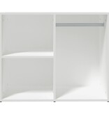 VidaXL Kledingkast 80x40x65 cm bewerkt hout wit