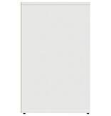 VidaXL Kledingkast 80x40x65 cm bewerkt hout wit