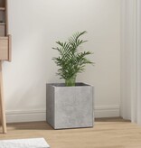 VidaXL Plantenbak 40x40x40 cm bewerkt hout betongrijs