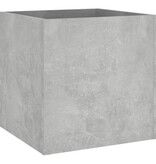 VidaXL Plantenbak 40x40x40 cm bewerkt hout betongrijs