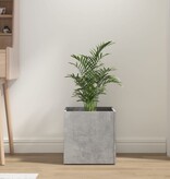 VidaXL Plantenbak 40x40x40 cm bewerkt hout betongrijs