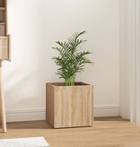 VidaXL Plantenbak 40x40x40 cm bewerkt hout sonoma eiken