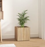 VidaXL Plantenbak 40x40x40 cm bewerkt hout sonoma eiken