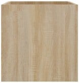 VidaXL Plantenbak 40x40x40 cm bewerkt hout sonoma eiken