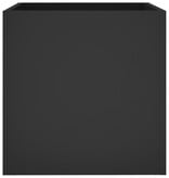 VidaXL Plantenbak 40x40x40 cm bewerkt hout zwart
