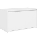 VidaXL Halbankje 80x40x45 cm bewerkt hout wit