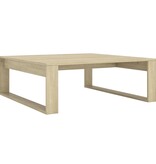 VidaXL Salontafel 100x100x35 cm bewerkt hout sonoma eikenkleurig