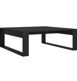 VidaXL Salontafel 100x100x35 cm bewerkt hout zwart