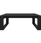 VidaXL Salontafel 100x100x35 cm bewerkt hout zwart