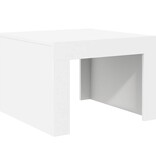VidaXL Salontafel 50x50x35 cm bewerkt hout wit