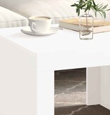 VidaXL Salontafel 50x50x35 cm bewerkt hout wit