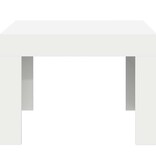 VidaXL Salontafel 50x50x35 cm bewerkt hout wit