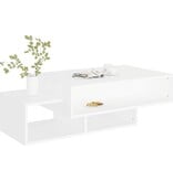 VidaXL Salontafel 105x55x32 cm bewerkt hout wit