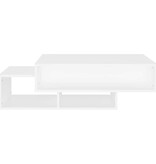 VidaXL Salontafel 105x55x32 cm bewerkt hout wit