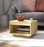 VidaXL Salontafel 50x50x33,5 cm massief grenenhout