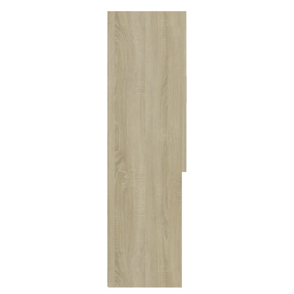 VidaXL Wasmachinekast 70,5x25,5x90 cm sonoma eikenkleurig