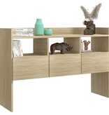 VidaXL Dressoir 105x30x70 cm bewerkt hout sonoma eikenkleurig