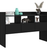 VidaXL Dressoir 105x30x70 cm bewerkt hout zwart