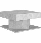 VidaXL Salontafel 57x57x30 cm bewerkt hout betongrijs