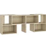 VidaXL Tv-meubel 104x30x52 cm bewerkt hout sonoma eikenkleurig
