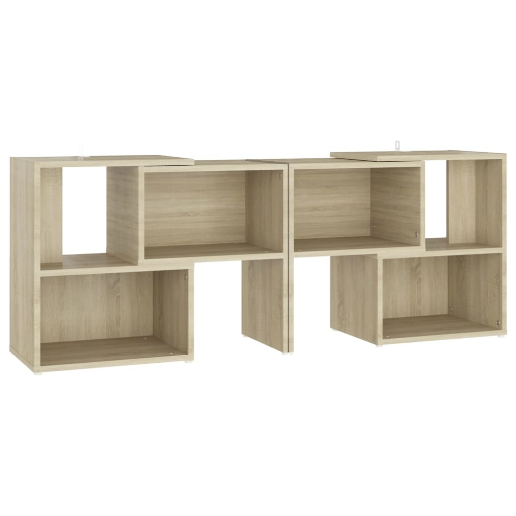 VidaXL Tv-meubel 104x30x52 cm bewerkt hout sonoma eikenkleurig