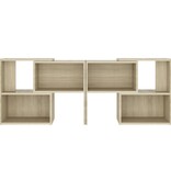 VidaXL Tv-meubel 104x30x52 cm bewerkt hout sonoma eikenkleurig