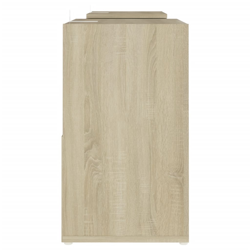 VidaXL Tv-meubel 104x30x52 cm bewerkt hout sonoma eikenkleurig