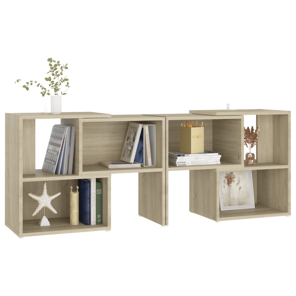 VidaXL Tv-meubel 104x30x52 cm bewerkt hout sonoma eikenkleurig