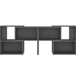 VidaXL Tv-meubel 104x30x52 cm bewerkt hout grijs