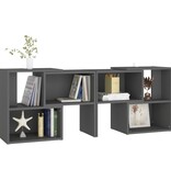 VidaXL Tv-meubel 104x30x52 cm bewerkt hout grijs