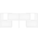 VidaXL Tv-meubel 104x30x52 cm bewerkt hout wit