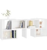 VidaXL Tv-meubel 104x30x52 cm bewerkt hout wit