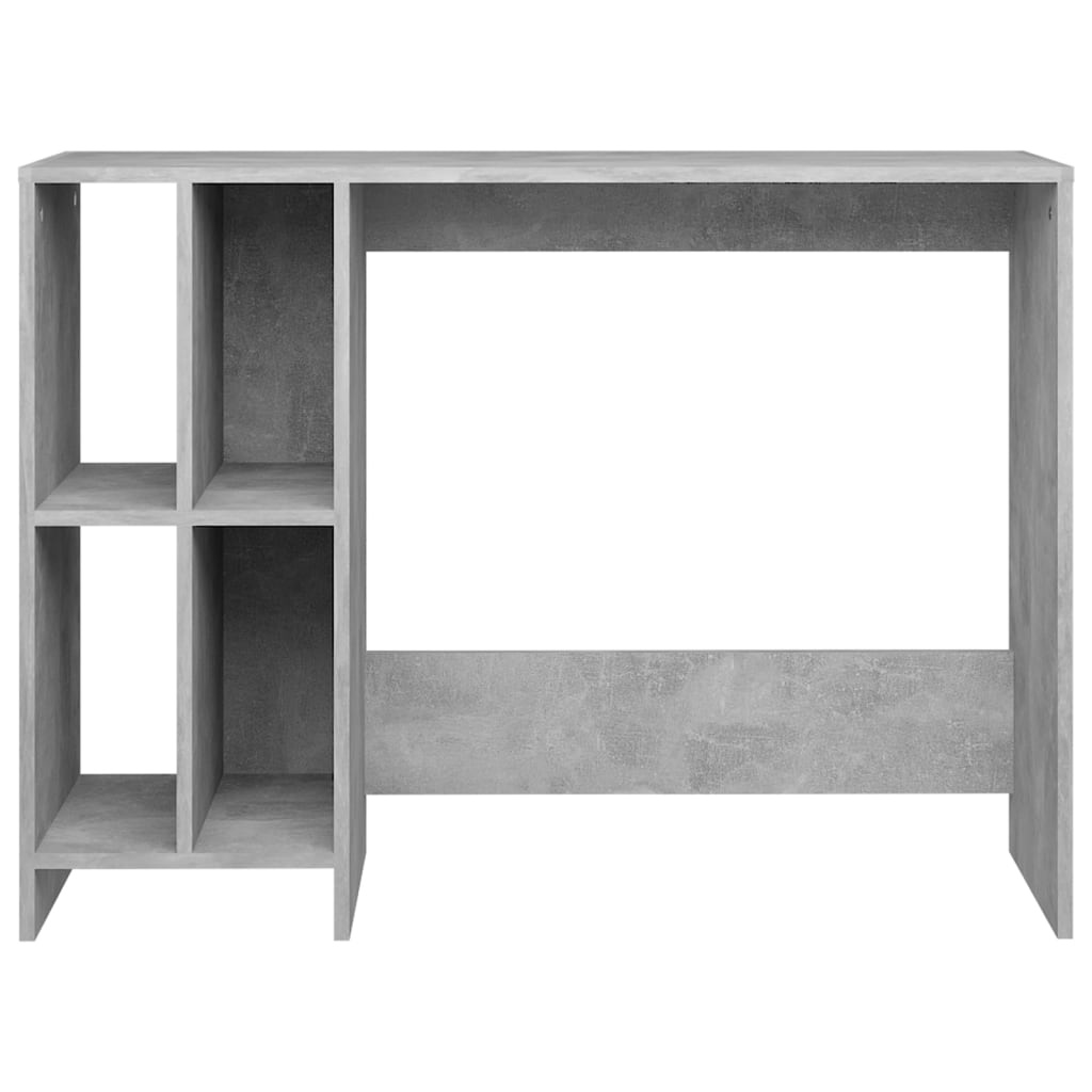 VidaXL Bureau 102,5x35x75 cm bewerkt hout betongrijs