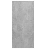 VidaXL Bureau 102,5x35x75 cm bewerkt hout betongrijs