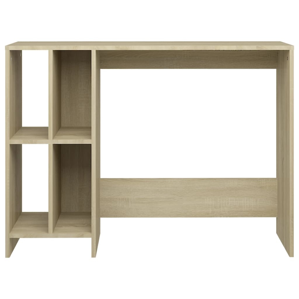 VidaXL Bureau 102,5x35x75 cm bewerkt hout sonoma eikenkleurig