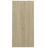 VidaXL Bureau 102,5x35x75 cm bewerkt hout sonoma eikenkleurig