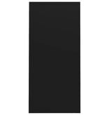 VidaXL Bureau 102,5x35x75 cm bewerkt hout zwart
