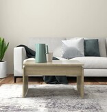 VidaXL Salontafel 68x50x38 cm bewerkt hout sonoma eikenkleurig