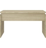 VidaXL Salontafel 68x50x38 cm bewerkt hout sonoma eikenkleurig