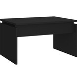 VidaXL Salontafel 68x50x38 cm bewerkt hout zwart